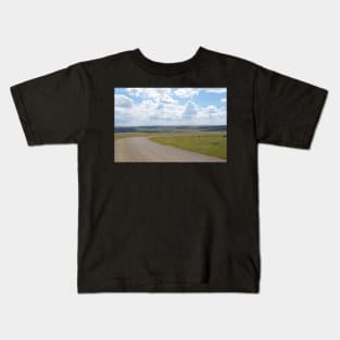 Saskatchewan Gravel Road Kids T-Shirt